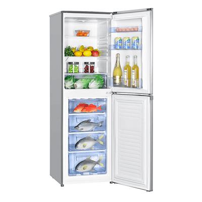 REFRIGERATEUR SOLSTAR COMBINE 4TIROIRS 253LITRES AVEC FONTAINE GRIS FRF338BDINVSS