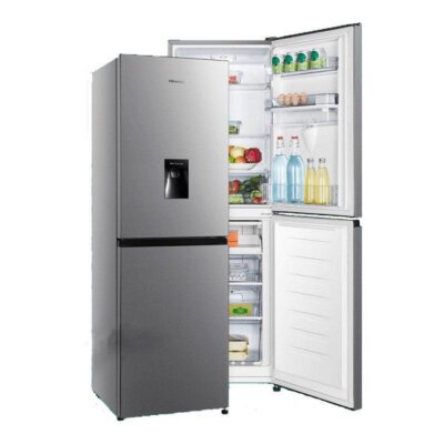 REFRIGERATEUR HISENSE COMBINE 4TIROIRS 250LITRES AVEC FONTAINE GRIS RD34DC4SB