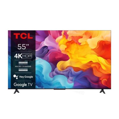 TELEVISEUR TCL 55&Prime; SMART GOOGLE TV 4K UHD 55V6B