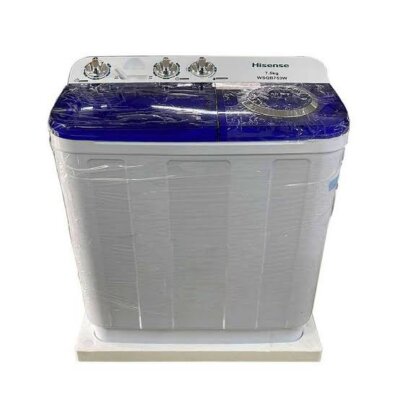 MACHINE A LAVER HISENSE 7.5 KG SEMI AUTOMATIQUE TWIN-TUB WS75HA3W