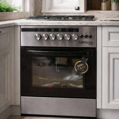 CUISINIERE TECNOLUX 5FEUX 80X60 GRIS TEC85