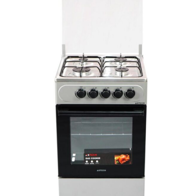 CUISINIERE ASTECH 4FEUX 50X50 A GAZ GRIS CSL50DAS1
